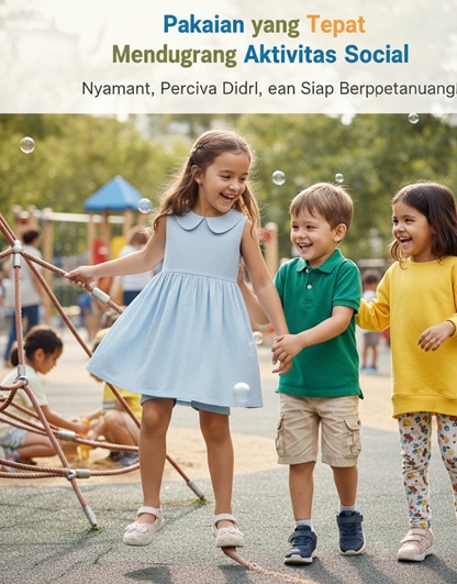 Pakaian yang Tepat Mendukung Aktivitas Sosial