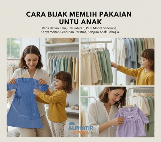 Cara Bijak Memilih Pakaian untuk Anak