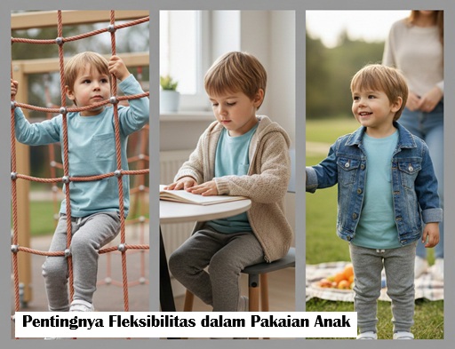 Pentingnya Fleksibilitas dalam Pakaian Anak
