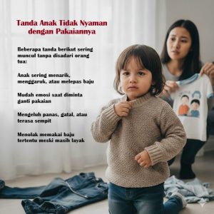 Tanda Anak Tidak Nyaman dengan Pakaiannya
