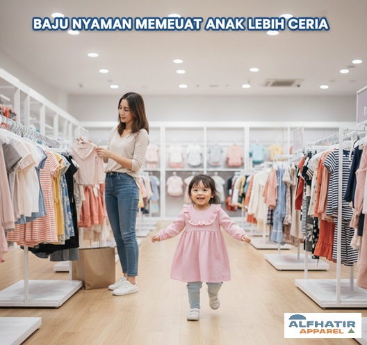 Baju Nyaman Membuat Anak Lebih Ceria