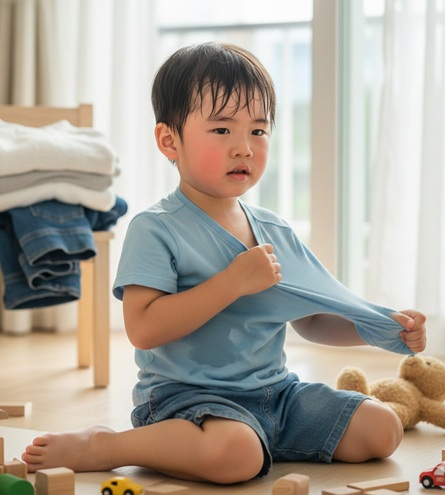 Tanda Anak Merasa Kepanasan