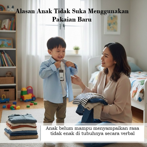 Alasan Anak Tidak Suka Menggunakan Pakaian Baru