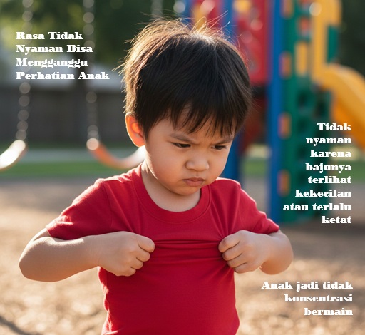 Rasa Tidak Nyaman Bisa Mengganggu Perhatian Anak