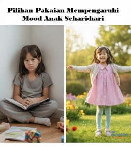Pilihan Pakaian Mempengaruhi Mood Anak Sehari-hari