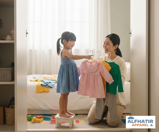 Memberi Anak Kesempatan Memilih Bajunya Sendiri
