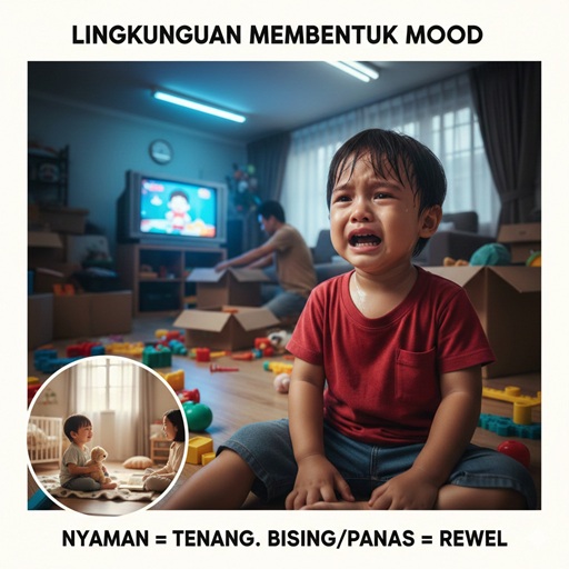 Lingkungan dan Situasi yang Membuat Anak Rewel