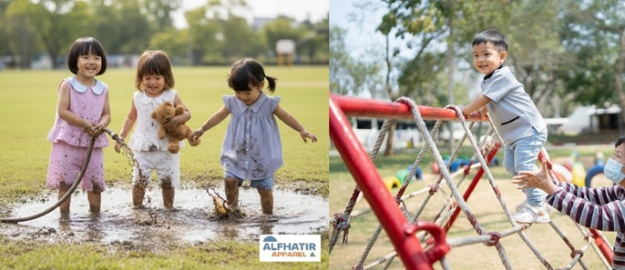 Anak aktif bermain sehingga pakaian anak cepat kotor dan sering dicuci